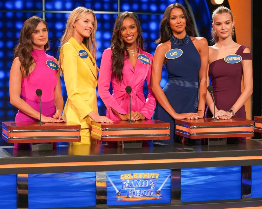 Victoria's Secret Angels on Celebrity Family Feud