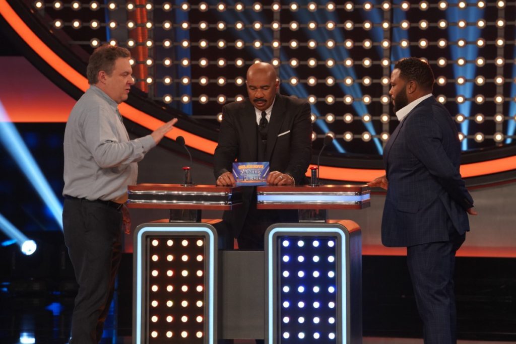 Anthony Anderson vs Father on The Goldbergs for Celebrity Family Feud