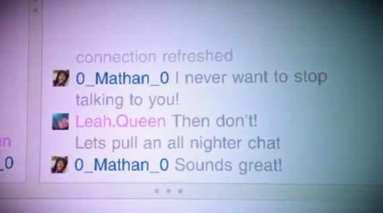 Mathan and Leah's online chat from Catfish Season 8
