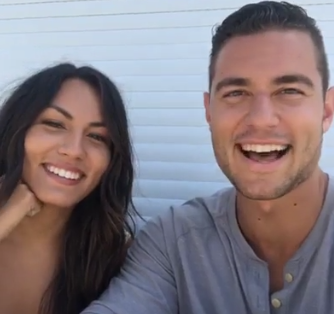 David Barta and Kendall Marie on Instagram Live