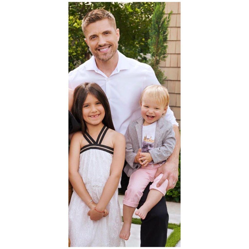 Eric Winter's two children, Sebella and Dylan