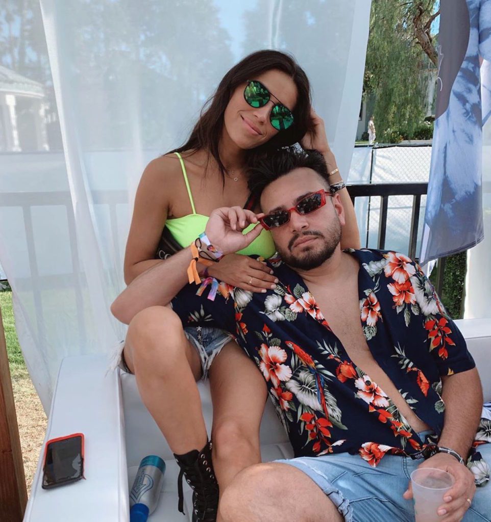Frankie Delgado and wife, Jennifer