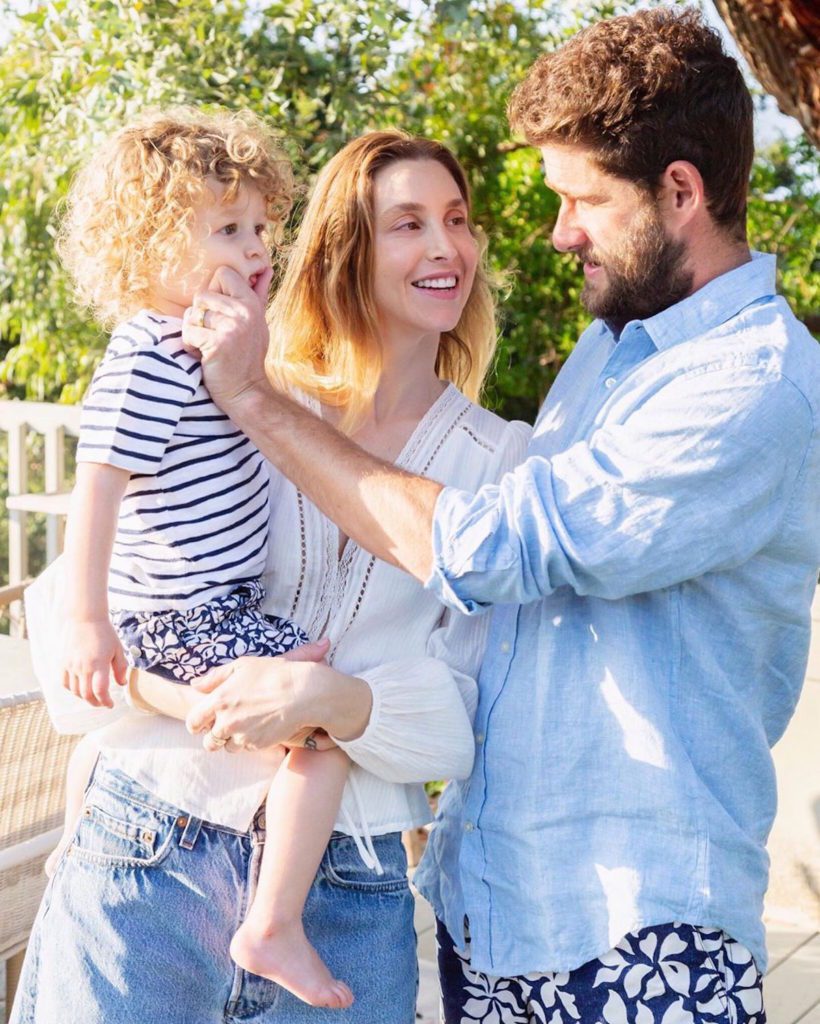 Whitney Port, Tim Rosenman, and their son, Sonny