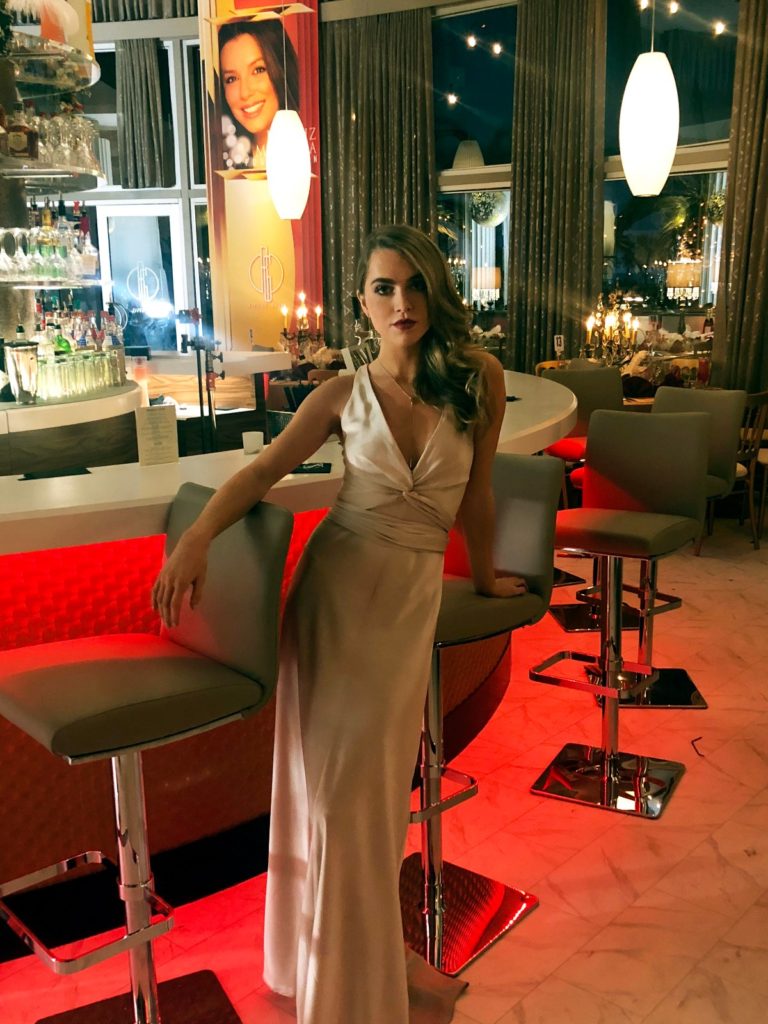 Ingrid on Grand Hotel at the Gala