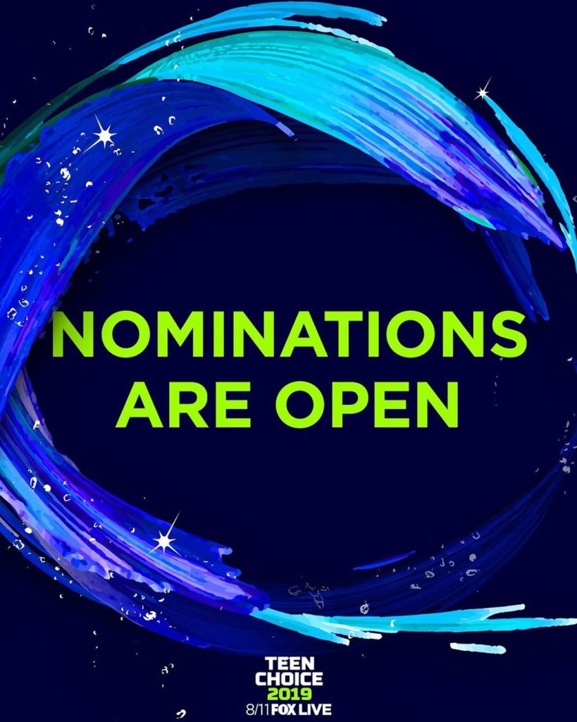 Teen Choice Awards Nominations are Open for Wave 2