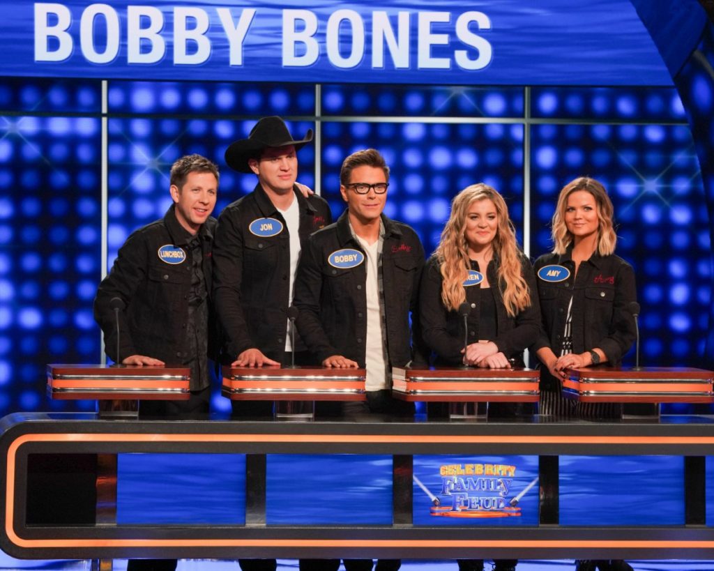 Bobby Bones' Team for 'Celebrity Family Feud'