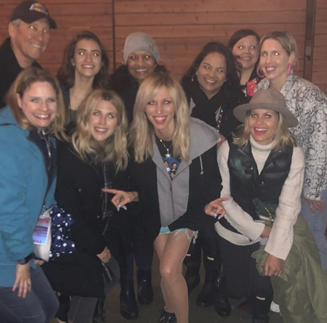 Candace Cameron, Andrea Barber, Debbie Gibson at NKOTB Concert