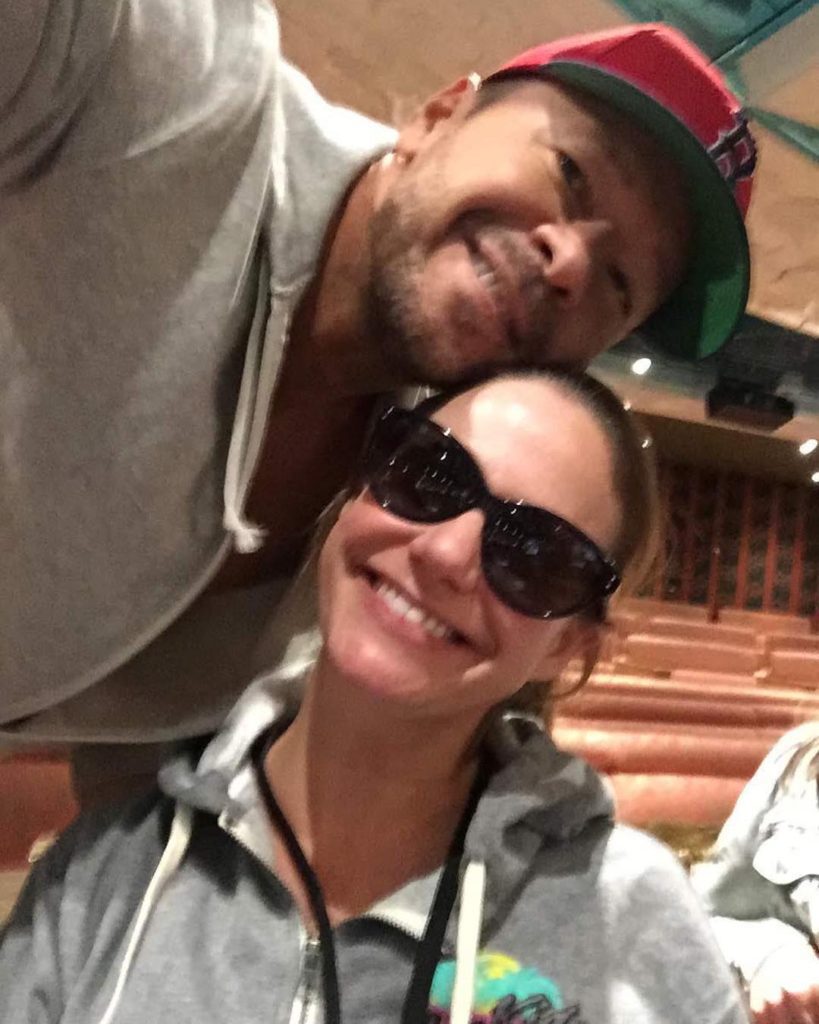 Andrea Barber and Donnie Wahlberg from NKOTB