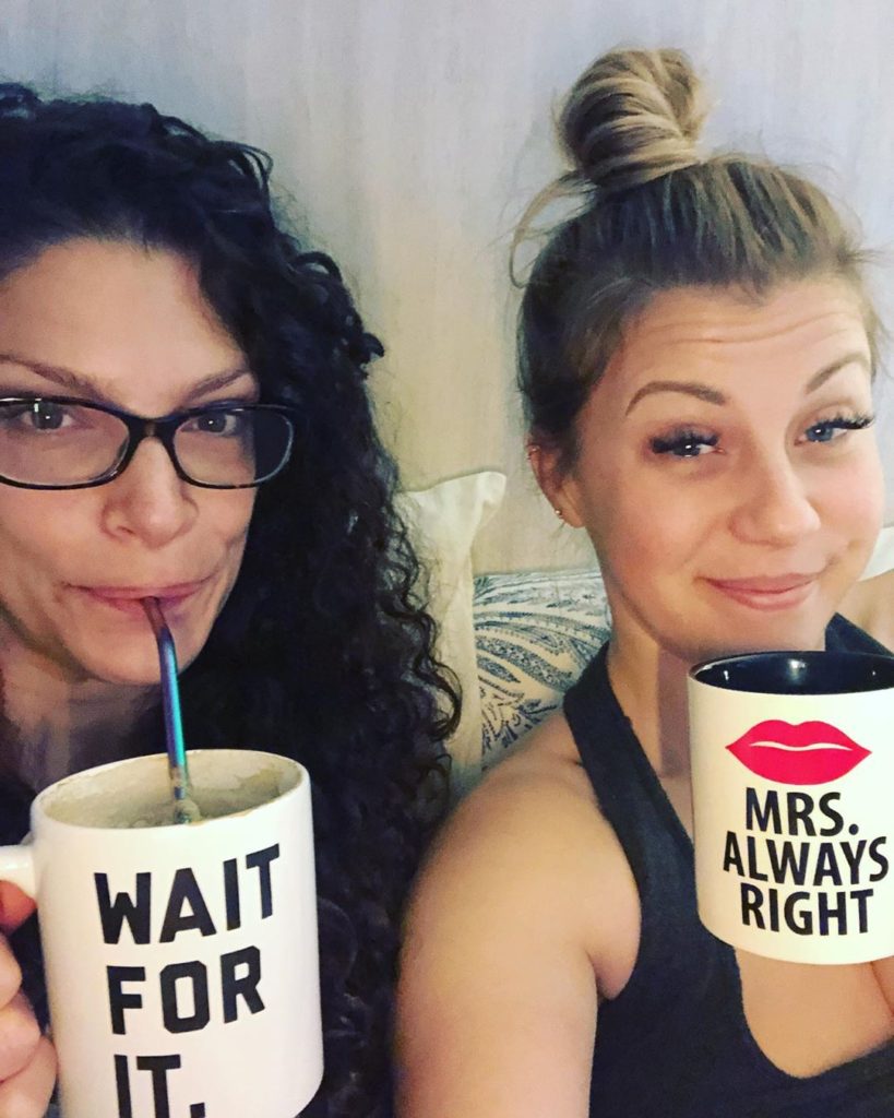 Jodie Sweetin and Celia Behar for their new podcast