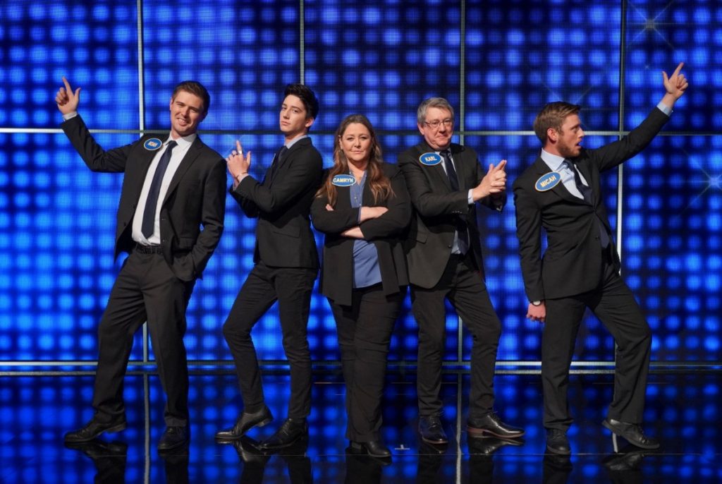 TEAM MANHEIM ON 'CELEBRITY FAMILY FEUD'