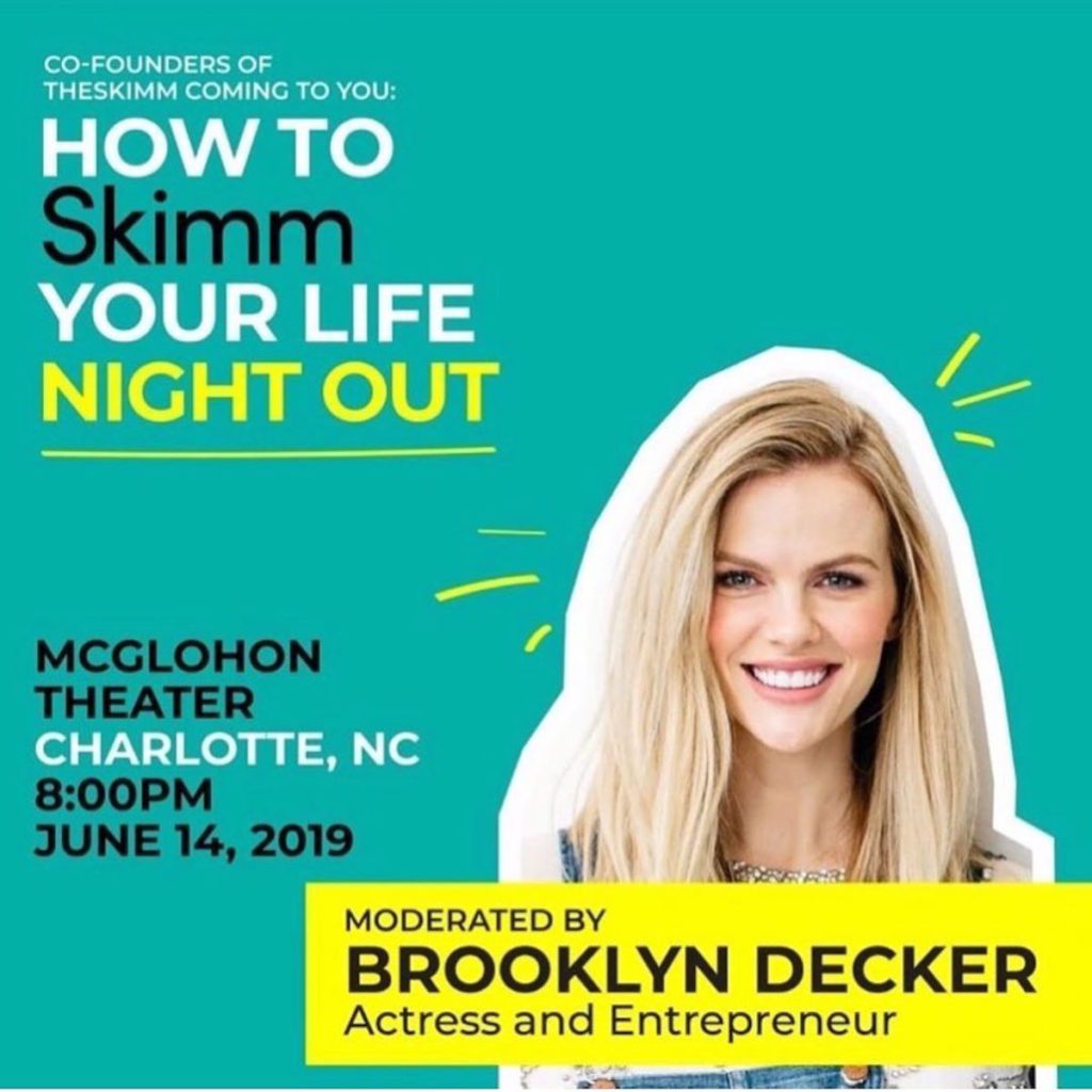 The Skimm Night Out event - hosted by Brooklyn Decker