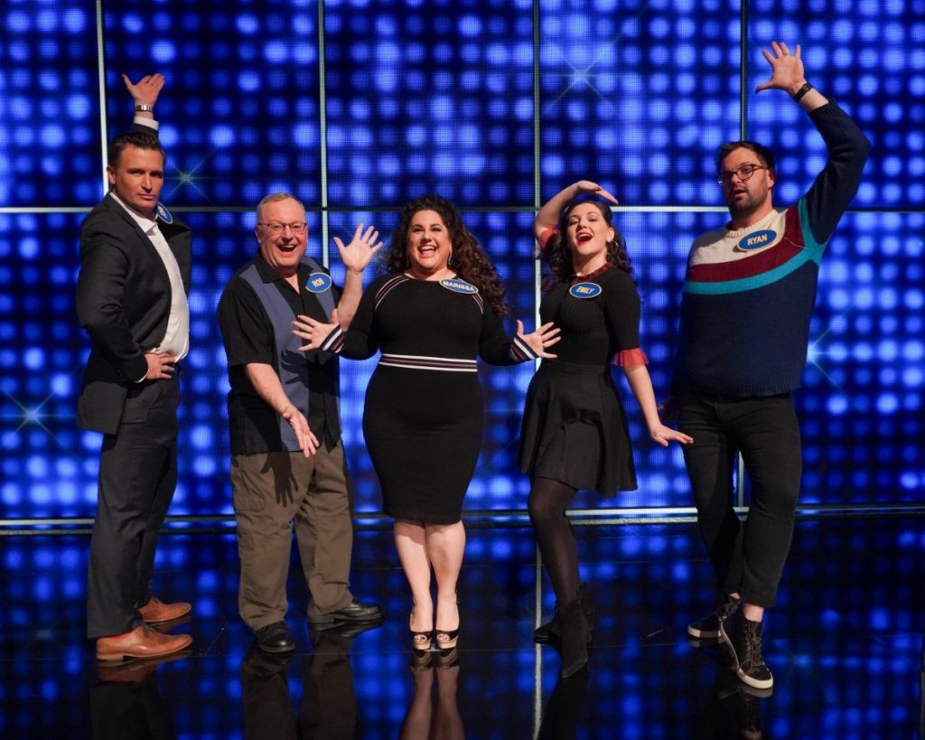 TEAM WINKOUR ON 'CELEBRITY FAMILY FEUD'