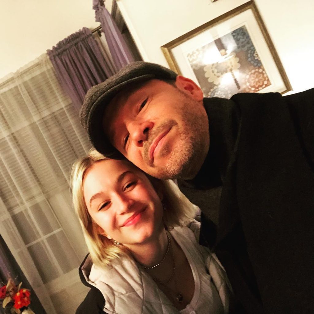 Donnie Wahlberg with his niece Ella