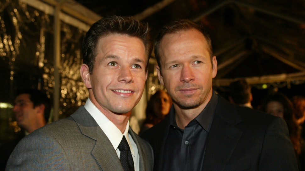 Donnie Wahlberg with brother Mark Wahlberg