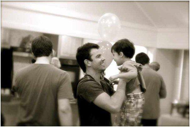 Jordan Knight with son Eric