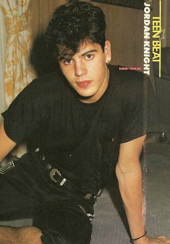 Jordan Knight in Teen Beat Magazine