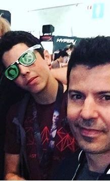 Jordan Knight with son Dante