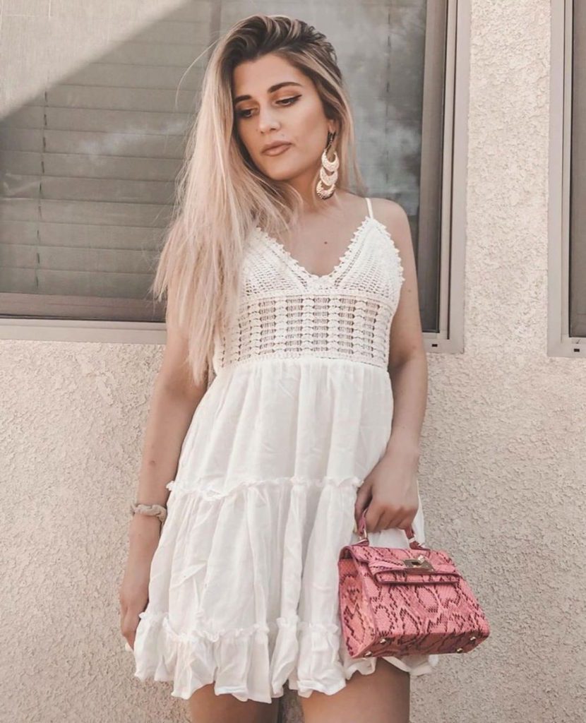 ROMWE WHITE DRESS