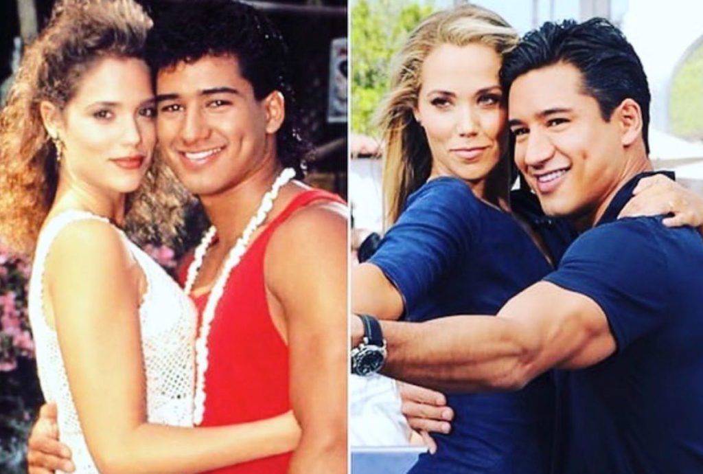 Elizabeth Berkley and Mario Lopez of 'Saved by the Bell'