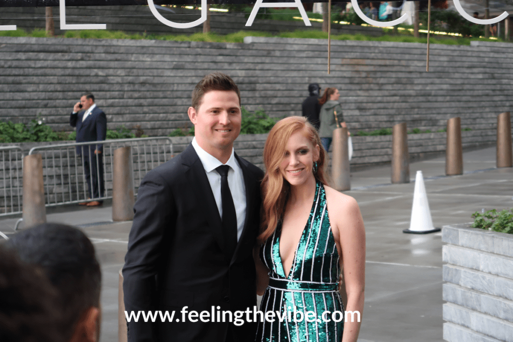 Zach Britton on the red carpet at the CC Sabathia Legaccy Pitcchin Foundation Gala in New York City on September 16, 2019.