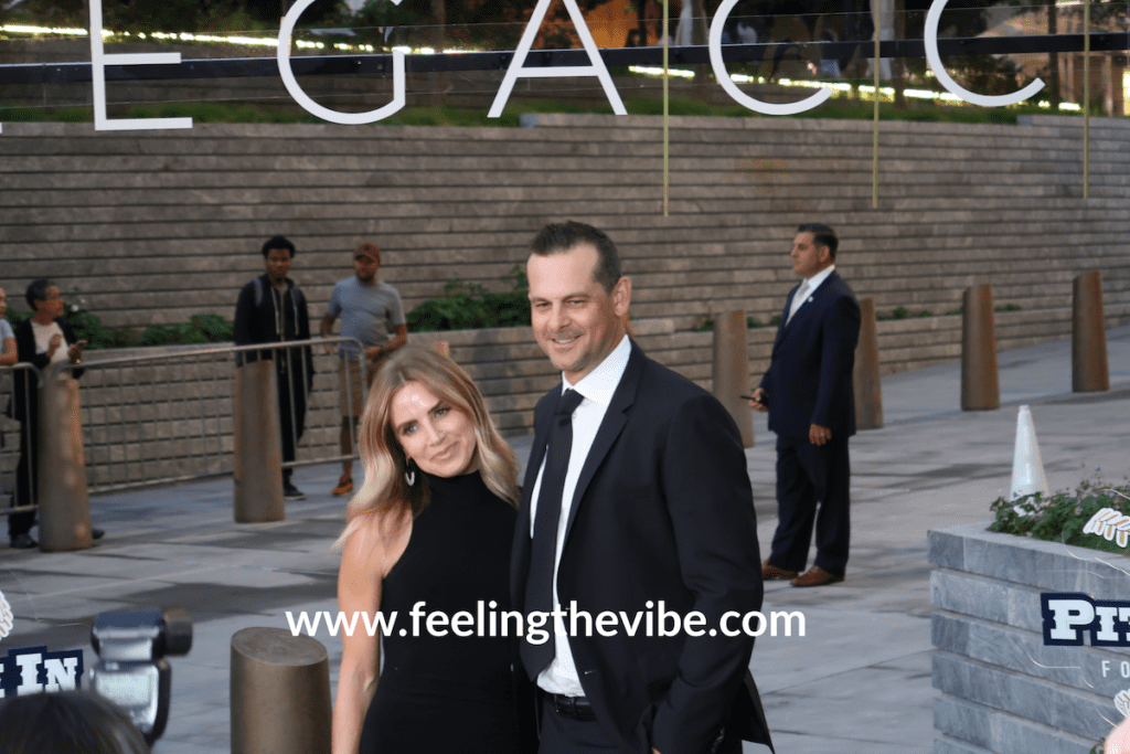 Aaron Boone arrives at the CC Sabathia Pitcchin Foundation Gala in NYC on September 16, 2019