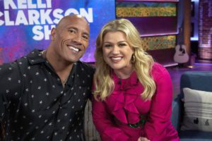 Dwayne 'The Rock' Johnson and Kelly Clarkson on 'The Kelly Clarkson Show'