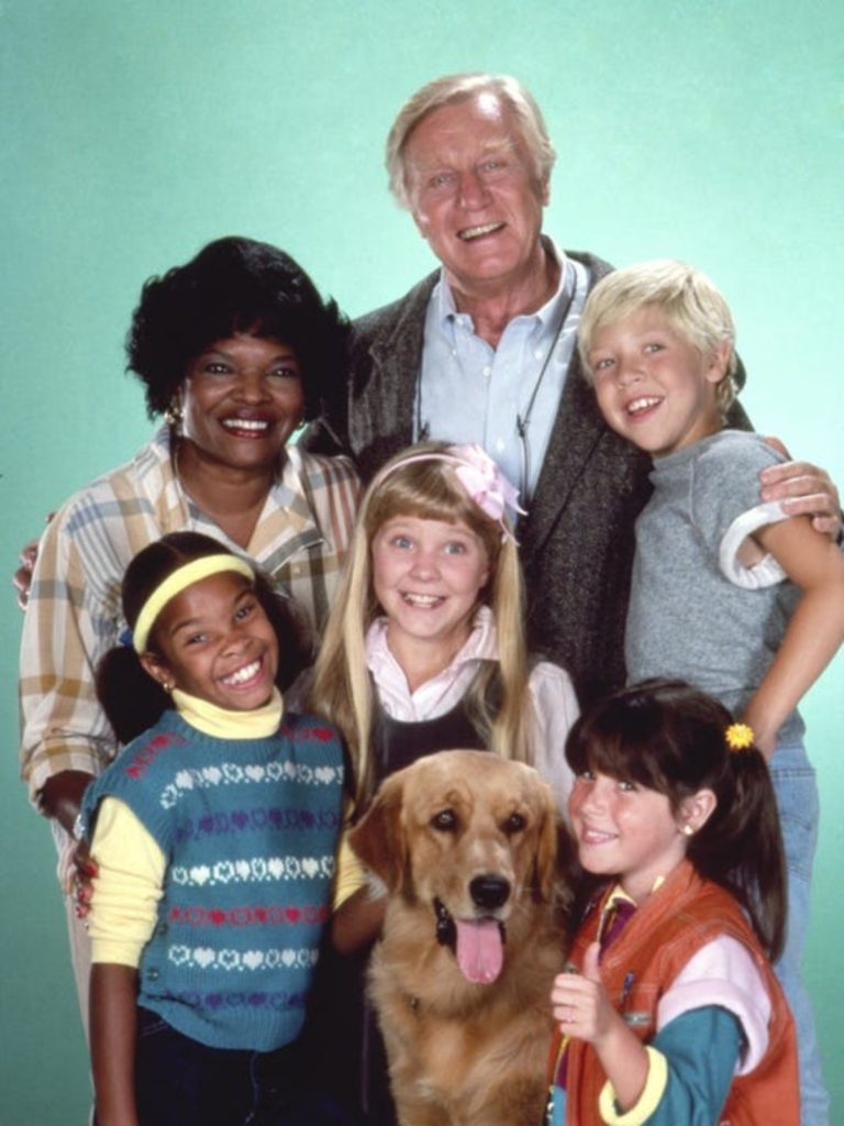 Punky Brewster, Henry, Cherrie, Alen, Brandon the Dog