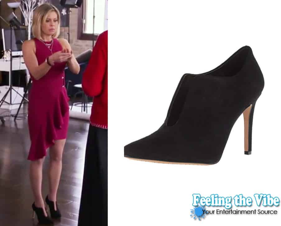 Candace Cameron Bure Black shoes in A Shoe Addict's Christmas