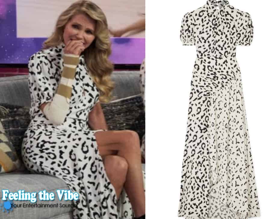 Christie Brinkley on the Kelly Clarkson Show dress October 14, 2019