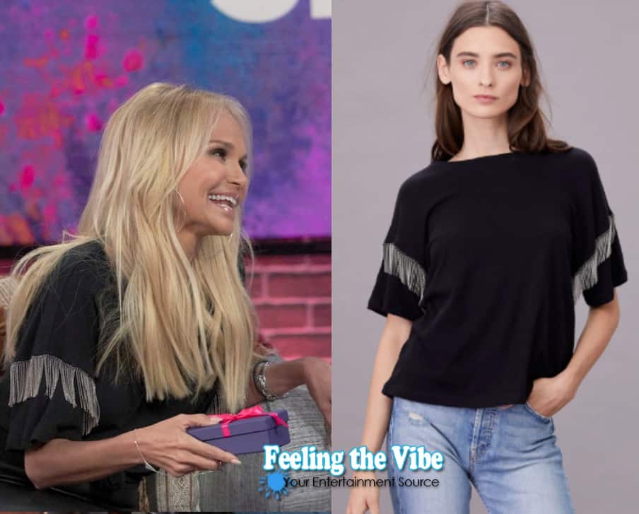 Kristin Chenoweth's shirt from the Kelly Clarkson Show on October 5, 2019