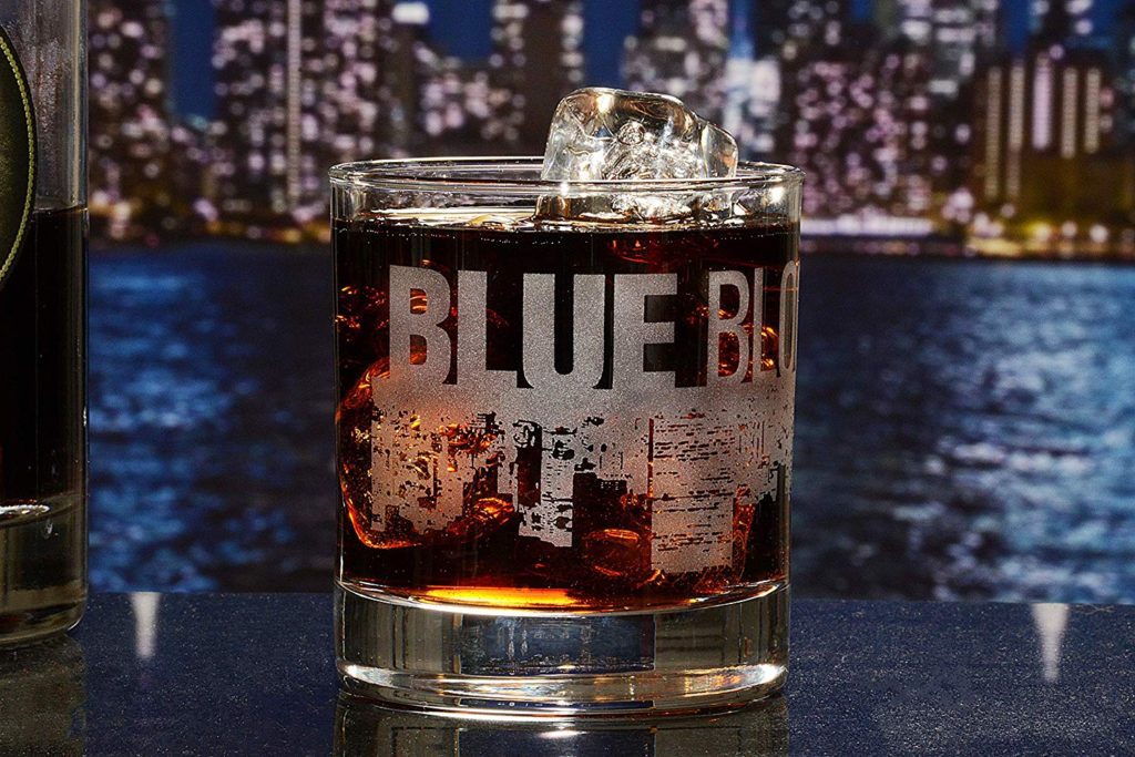 Blue Bloods Whiskey Glass