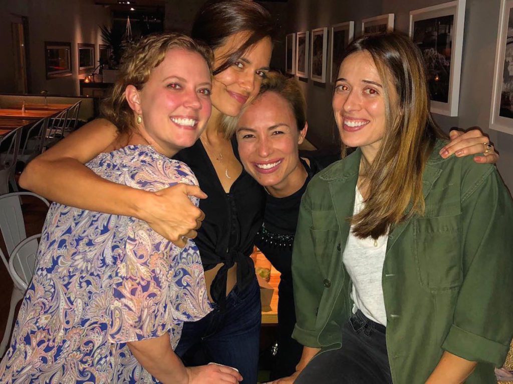 Marina Squerciati with Torrey DeVitto, Lilian Matsuda, and Patti Murin