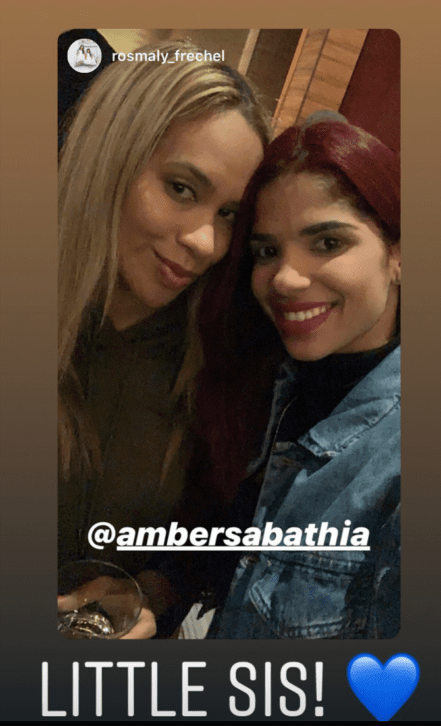 Amber Sabathia and Rosmaly Frechel, Luis Severino's wife celebrating 2019 ALDS Victory.