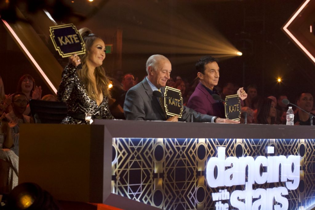 Judges on DWTS, Carrie Ann, Bruno, and Len