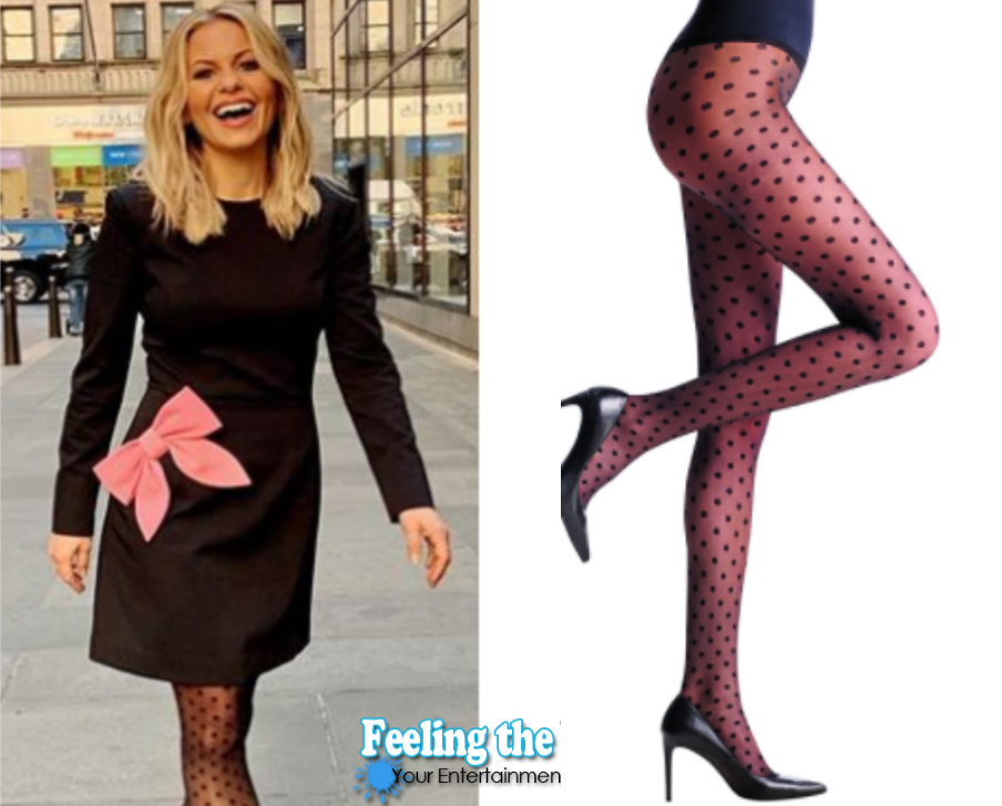 Candace Cameron Polka Dot Tights