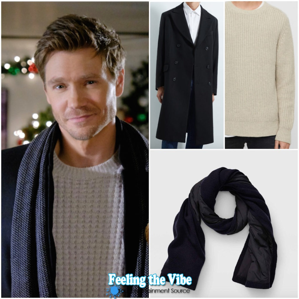 CHAD MICHAEL MURRAY: SWEATER, JACKET, SCARF