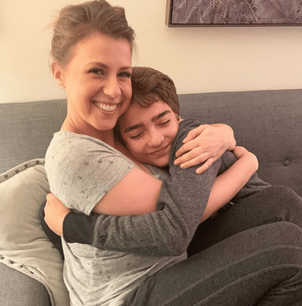Elias Harger and Jodie Sweetin from Fuller House November 2019