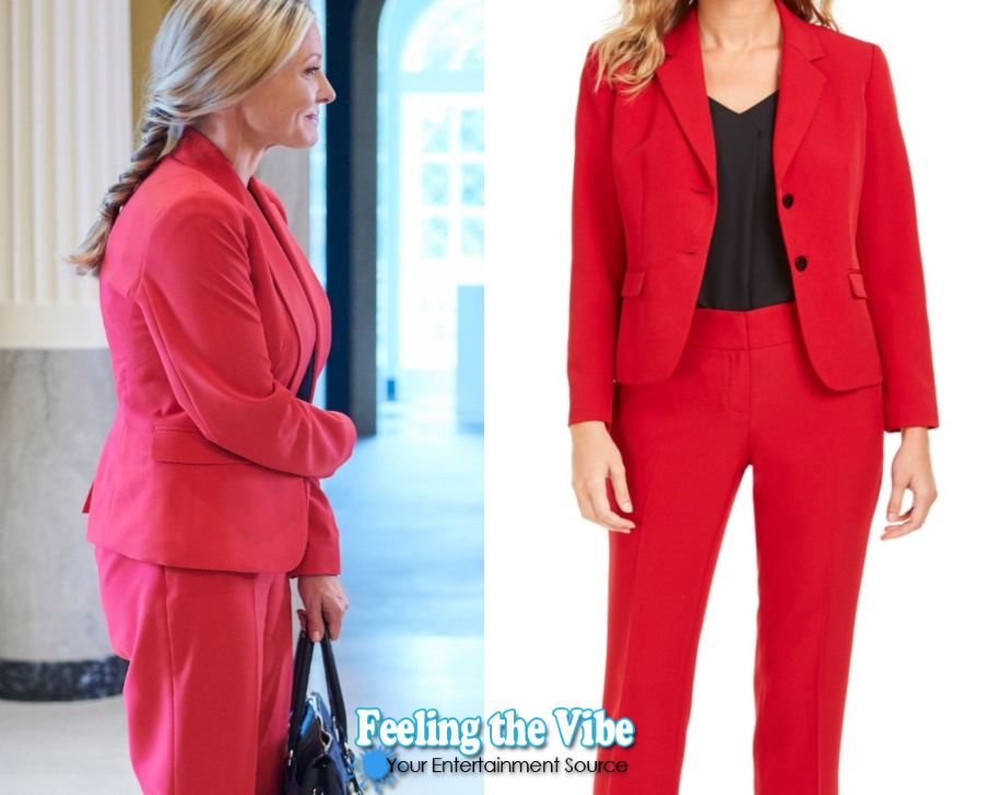 Red suit in Hallmark Channel's Christmas at Graceland