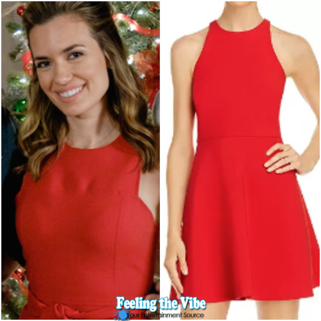 Torrey DeVitto, red dress