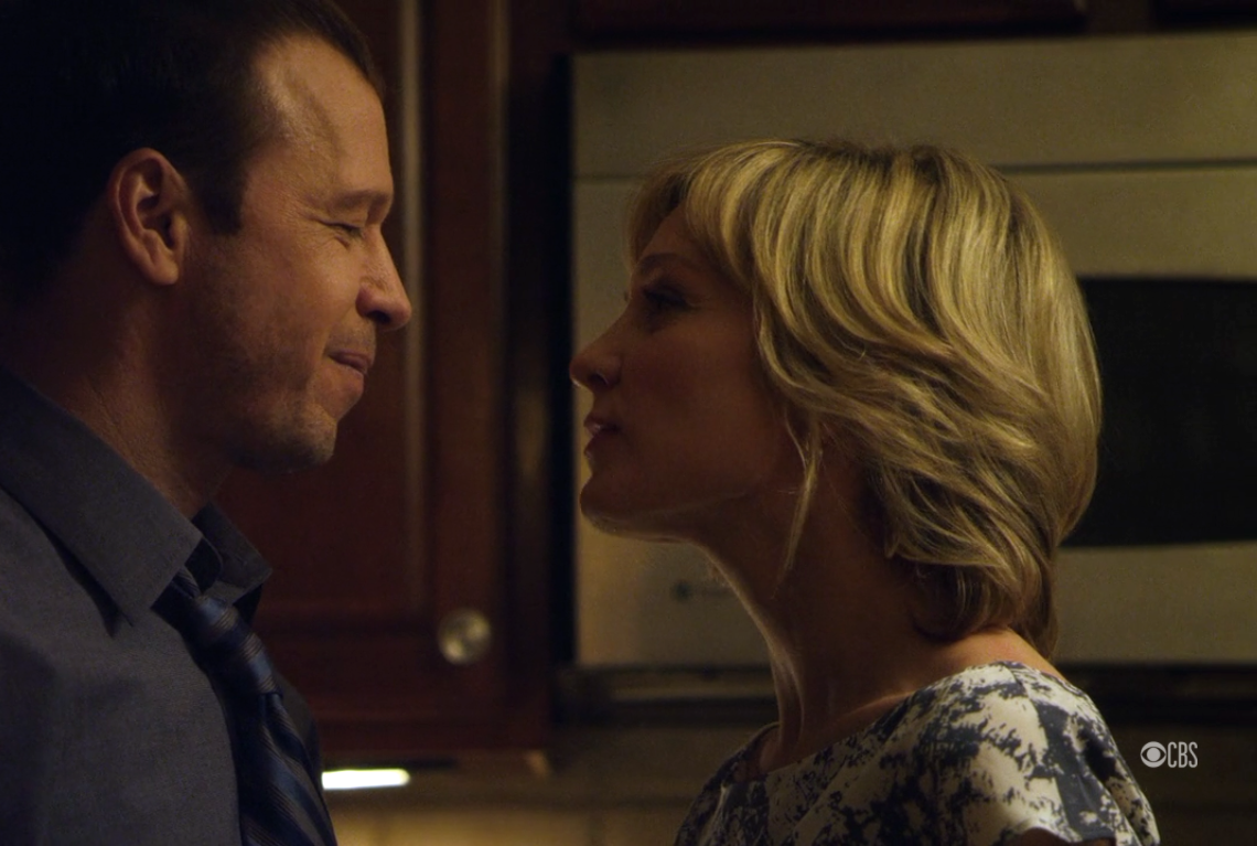 Linda Reagan and Danny Reagan on Blue Bloods