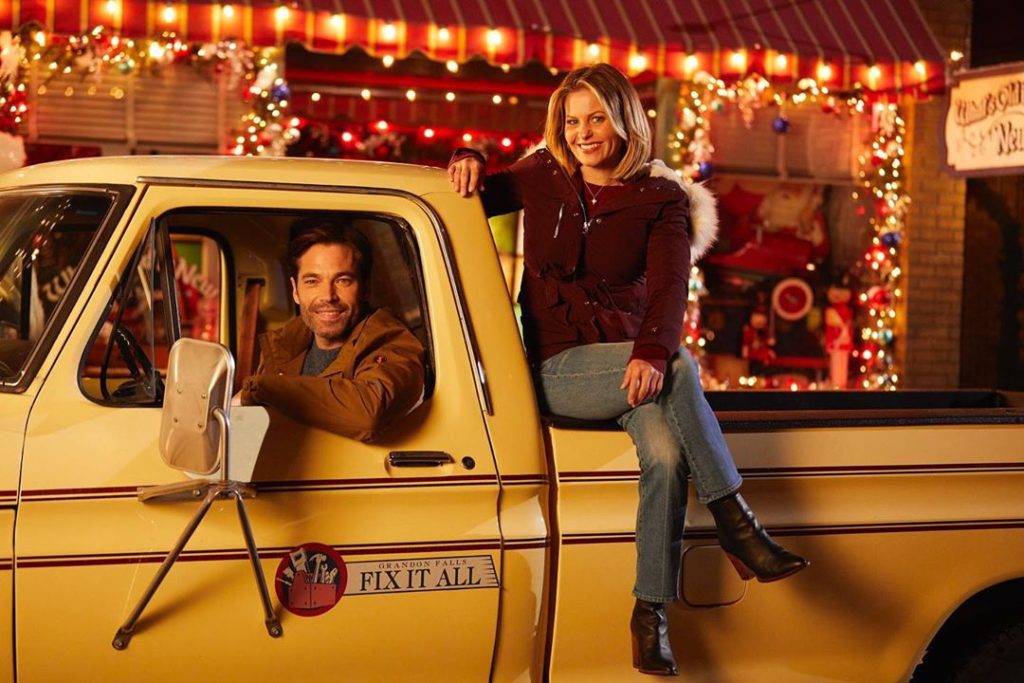 Candace Cameron Bure and Tim Rozon in 'Christmas Town'