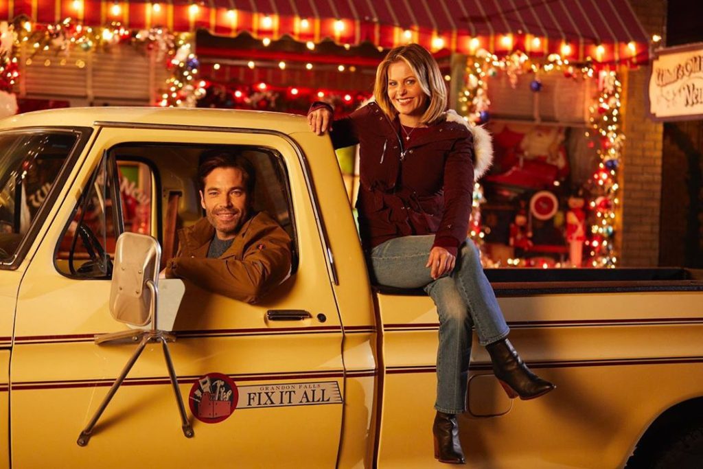 Candace Cameron Bure and Tim Rozon in 'Christmas Town'