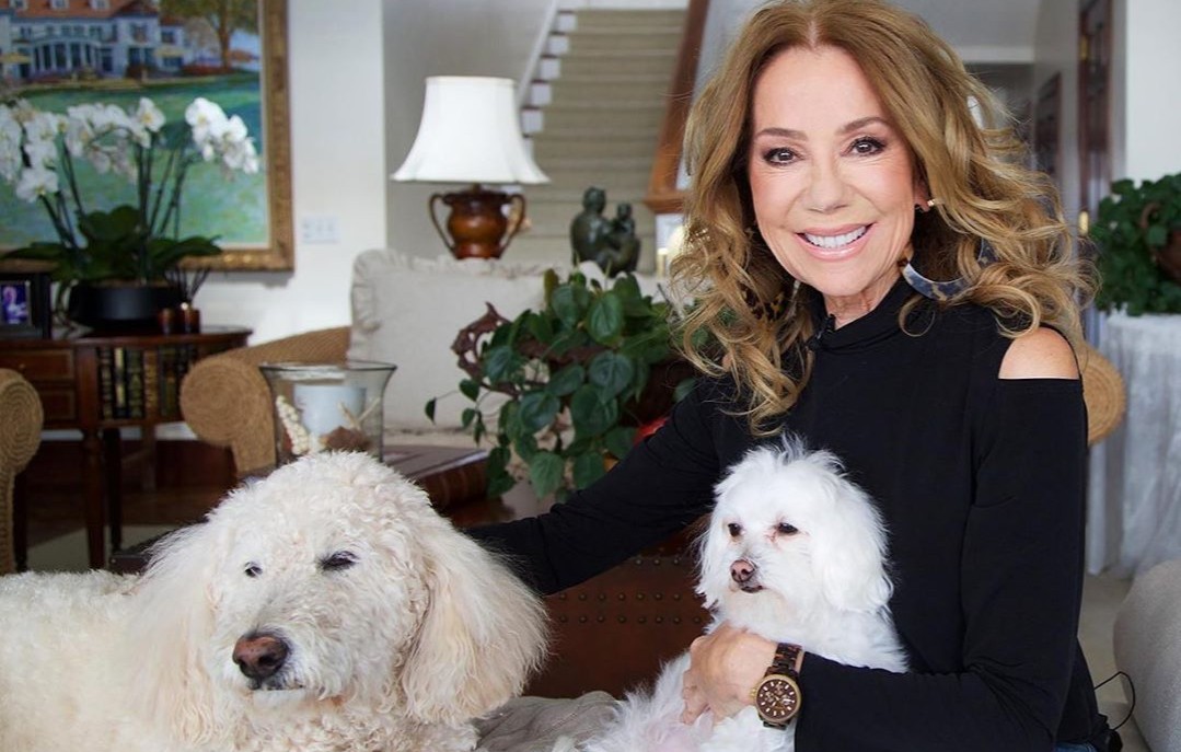 Kathie Lee Gifford with her two dogs