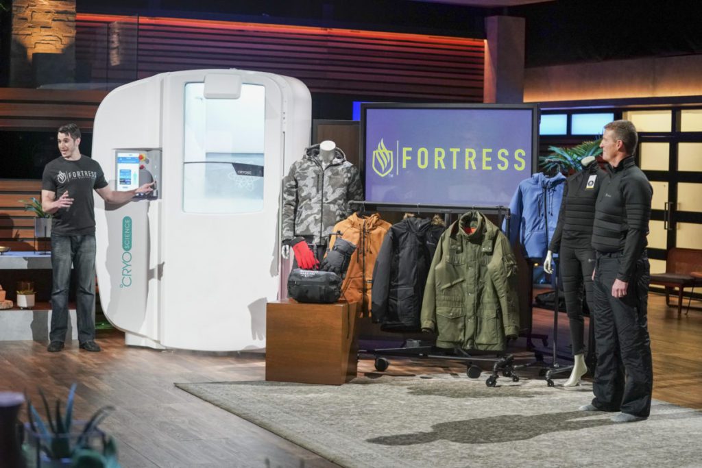 Fortress owner Dale Lewis on Shark Tank on January 5, 2020