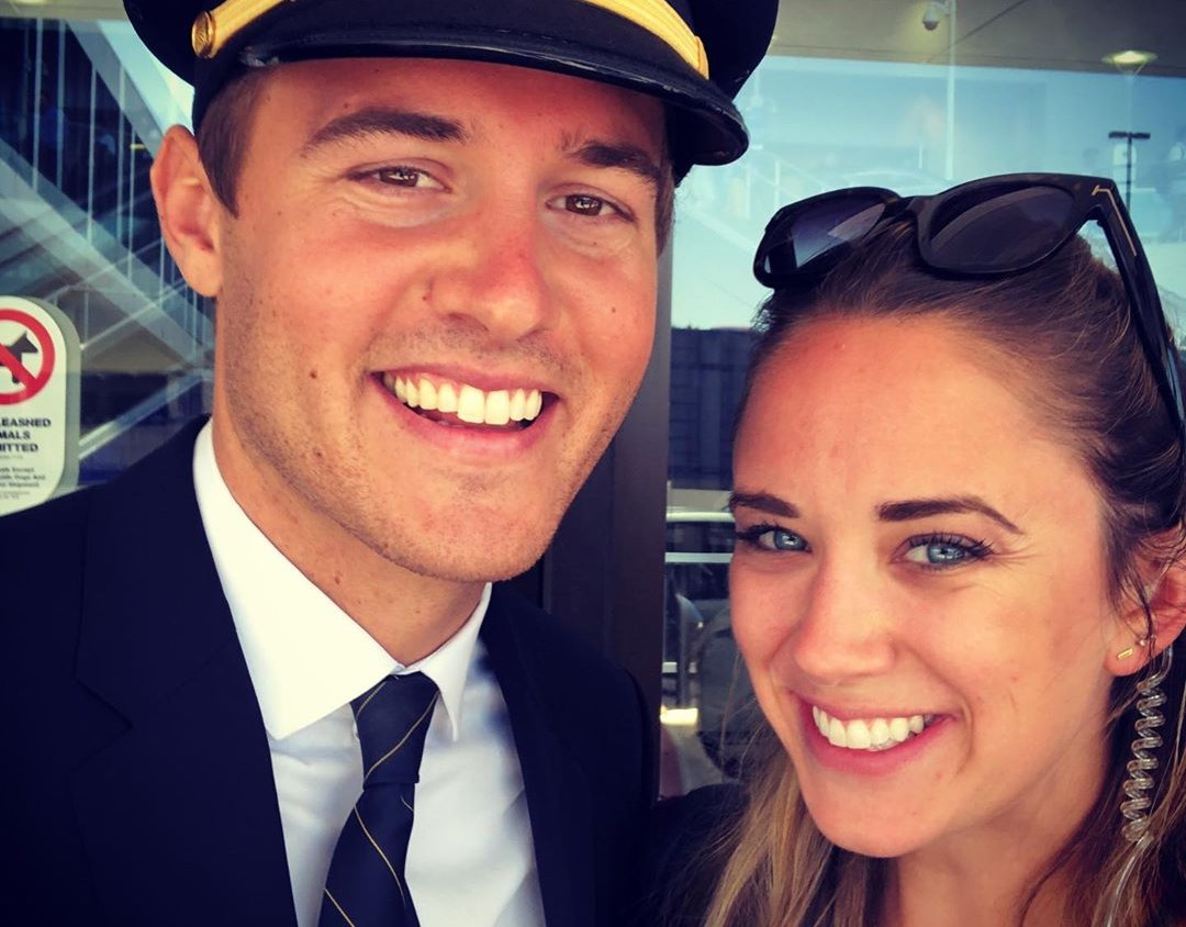 Peter Weber with The Bachelor Producer Julie LaPlaca