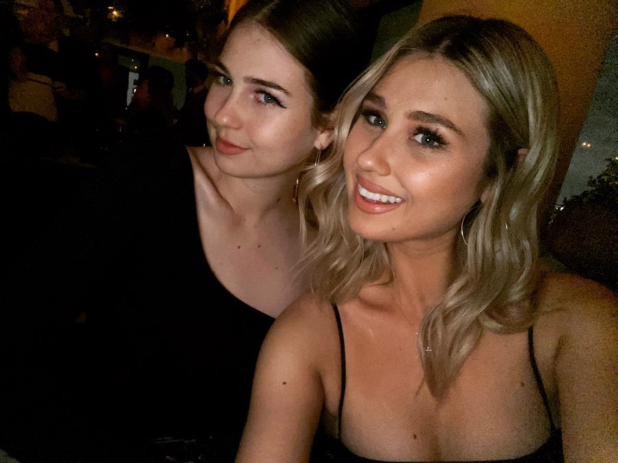 Madisson with her sister Paige