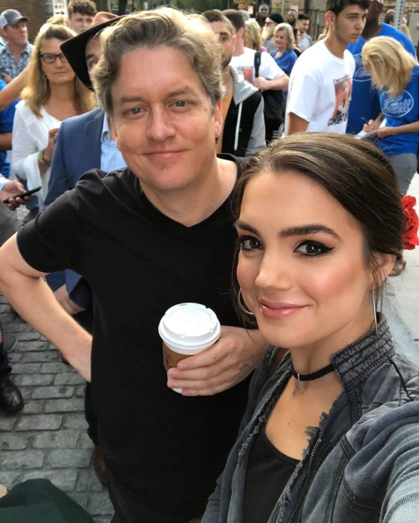 Shawn Camp with fiancee, Lauren Mascitti at American Idol
