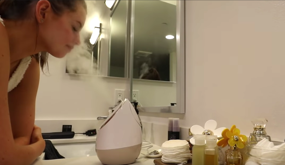 Jess Conte's facial steamer