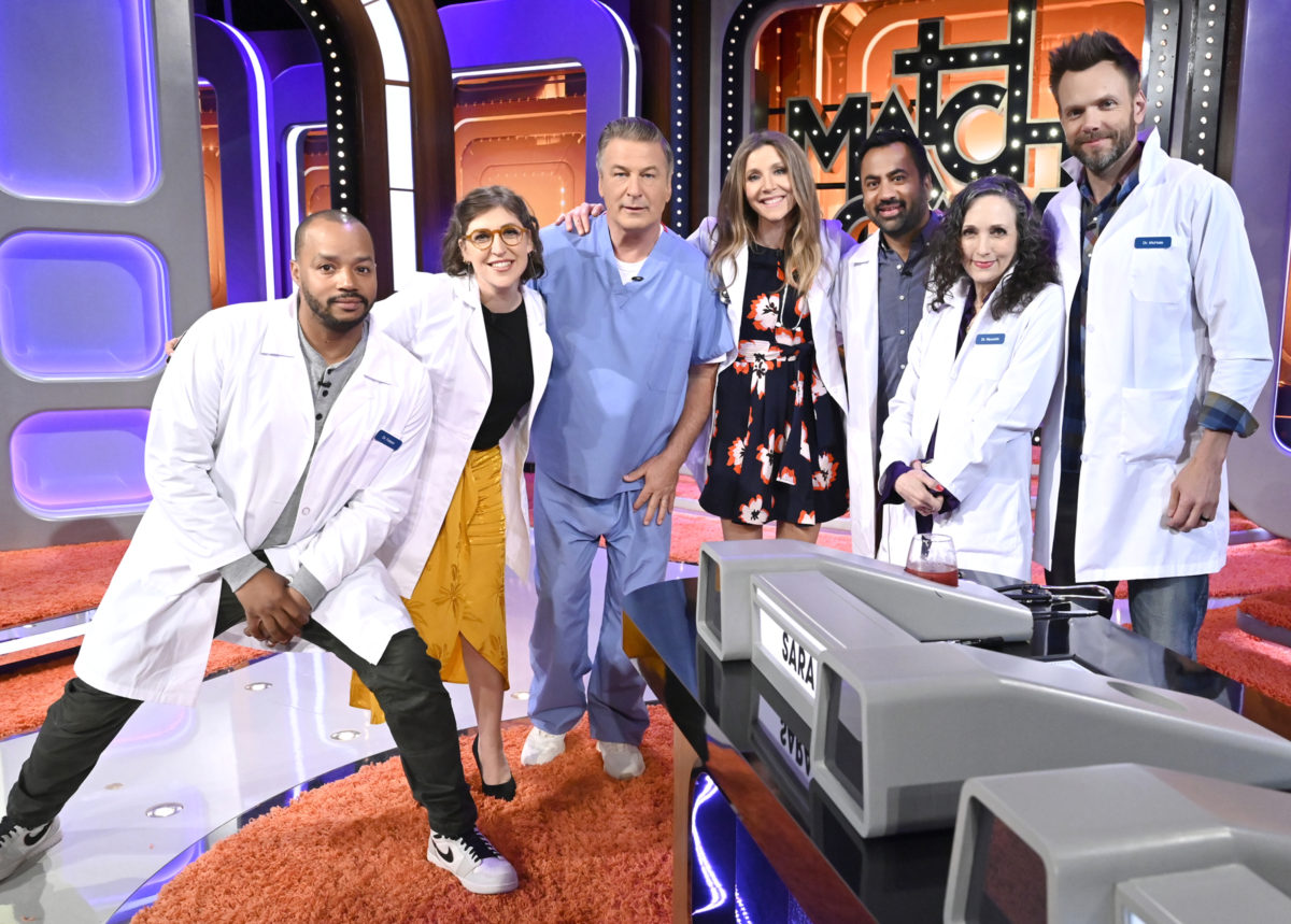The Match Game Joel McHale and Mayim Balik