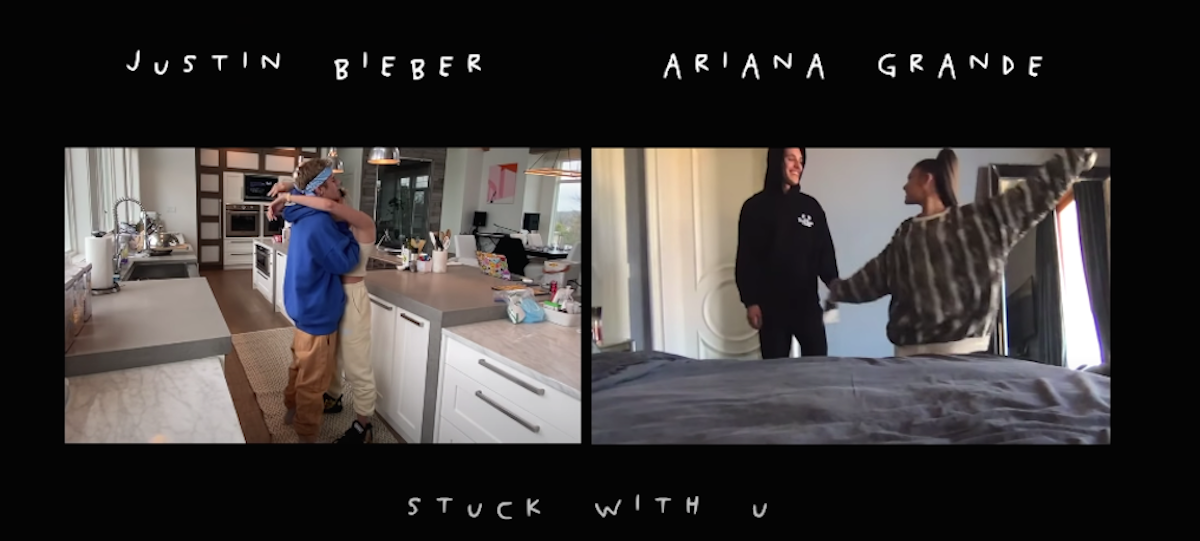 Ariana Grande, Justin Bieber, "Stuck with You"